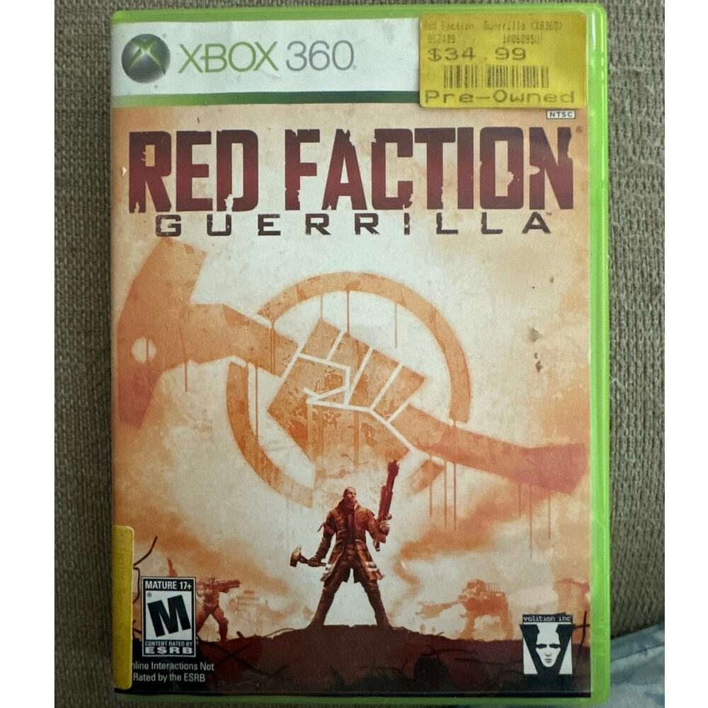 Red Faction: Guerrilla Video Game for Xbox360 Xbox 360 Complete !!